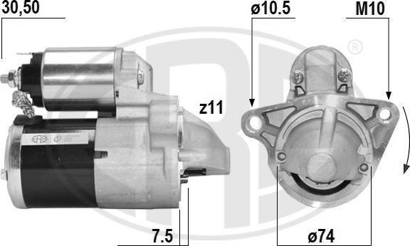 ERA 221061A - Starter www.molydon.hr