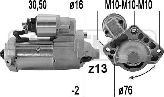 ERA 221016A - Starter www.molydon.hr