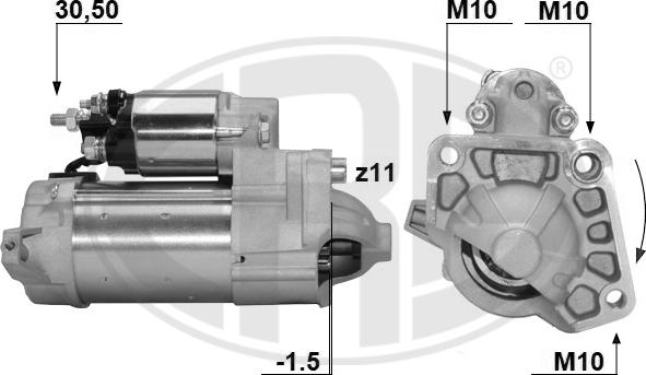 ERA 221038A - Starter www.molydon.hr