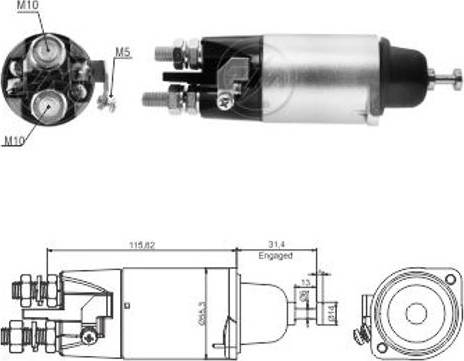 ERA 227972 - Elektromagnetni Prekidač, starter www.molydon.hr