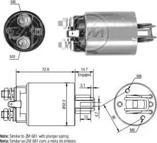 ERA 227505 - Elektromagnetni Prekidač, starter www.molydon.hr