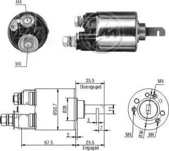 ERA 227535 - Elektromagnetni Prekidač, starter www.molydon.hr