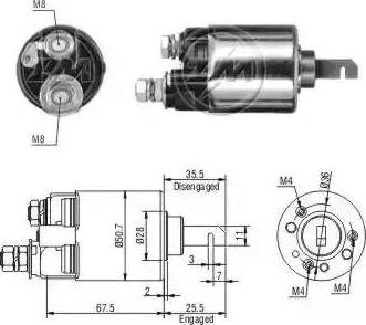 ERA 227537 - Elektromagnetni Prekidač, starter www.molydon.hr