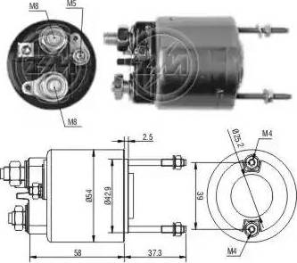 ERA 227522 - Elektromagnetni Prekidač, starter www.molydon.hr