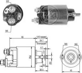 ERA 227682 - Elektromagnetni Prekidač, starter www.molydon.hr