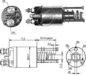 ERA 227624 - Elektromagnetni Prekidač, starter www.molydon.hr