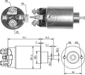 ERA 227097 - Elektromagnetni Prekidač, starter www.molydon.hr