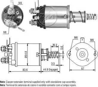 ERA 227086 - Elektromagnetni Prekidač, starter www.molydon.hr