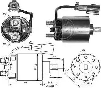 ERA 227105 - Elektromagnetni Prekidač, starter www.molydon.hr