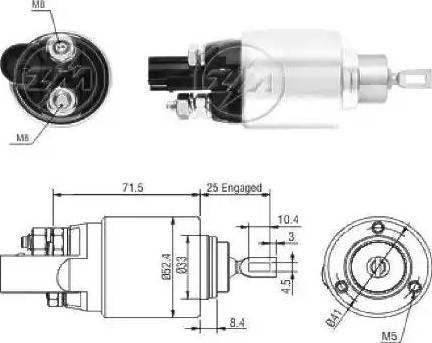 ERA 227812 - Elektromagnetni Prekidač, starter www.molydon.hr