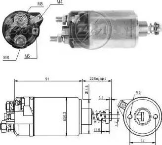 ERA 227351 - Elektromagnetni Prekidač, starter www.molydon.hr