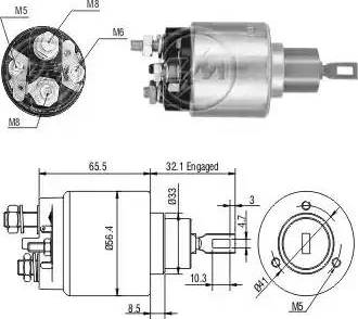 ERA 227357 - Elektromagnetni Prekidač, starter www.molydon.hr