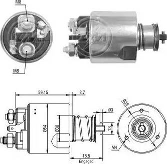 ERA 227229 - Elektromagnetni Prekidač, starter www.molydon.hr