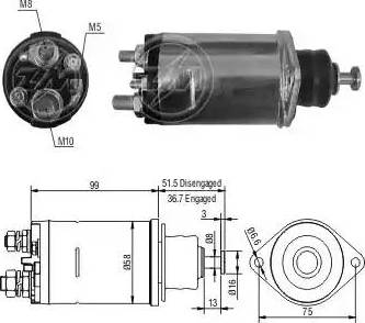 ERA 227791 - Elektromagnetni Prekidač, starter www.molydon.hr