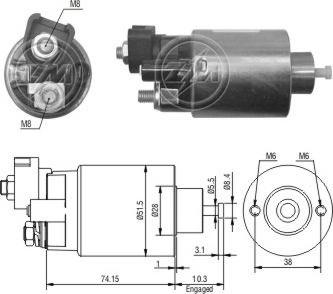 ERA ZM994 - Elektromagnetni Prekidač, starter www.molydon.hr