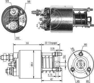 ERA ZM9595 - Elektromagnetni Prekidač, starter www.molydon.hr