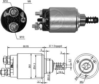 ERA ZM9637 - Elektromagnetni Prekidač, starter www.molydon.hr