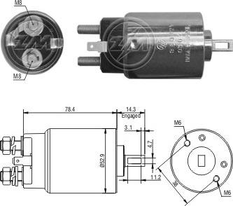 ERA ZM980 - Elektromagnetni Prekidač, starter www.molydon.hr