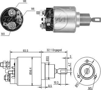 ERA ZM973 - Elektromagnetni Prekidač, starter www.molydon.hr