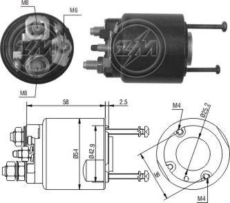 ERA ZM495 - Elektromagnetni Prekidač, starter www.molydon.hr