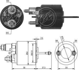 ERA ZM493 - Elektromagnetni Prekidač, starter www.molydon.hr