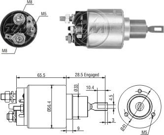 ERA ZM4973 - Elektromagnetni Prekidač, starter www.molydon.hr