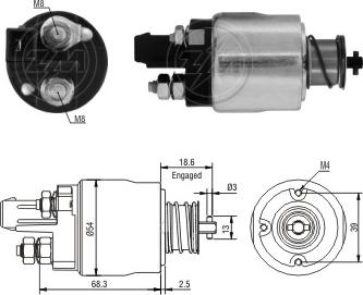 ERA ZM4492 - Elektromagnetni Prekidač, starter www.molydon.hr