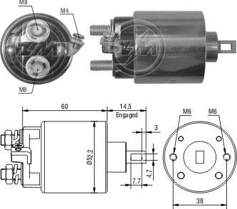 ERA ZM410 - Elektromagnetni Prekidač, starter www.molydon.hr