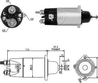 ERA ZM4898 - Elektromagnetni Prekidač, starter www.molydon.hr