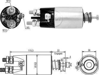 ERA ZM4897 - Elektromagnetni Prekidač, starter www.molydon.hr