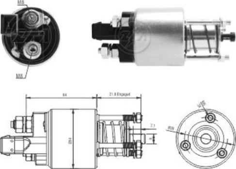 ERA ZM4397 - Elektromagnetni Prekidač, starter www.molydon.hr