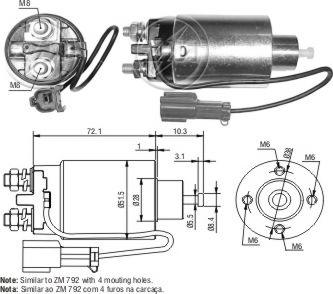 ERA ZM4792 - Elektromagnetni Prekidač, starter www.molydon.hr