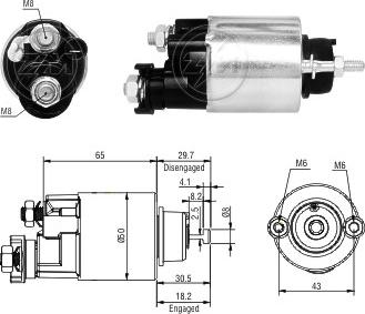 ERA ZM4705 - Elektromagnetni Prekidač, starter www.molydon.hr