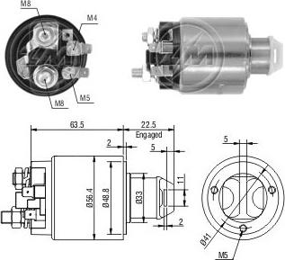 ERA ZM471 - Elektromagnetni Prekidač, starter www.molydon.hr