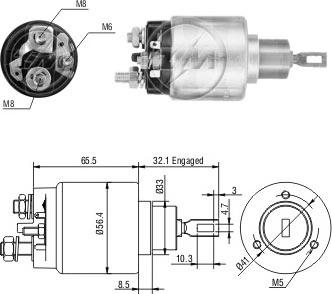 ERA ZM473 - Elektromagnetni Prekidač, starter www.molydon.hr