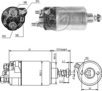 ERA ZM472 - Elektromagnetni Prekidač, starter www.molydon.hr