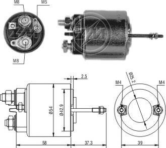 ERA ZM598 - Elektromagnetni Prekidač, starter www.molydon.hr