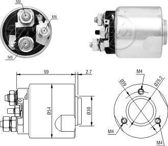 ERA ZM5495 - Elektromagnetni Prekidač, starter www.molydon.hr