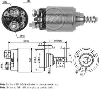 ERA ZM545 - Elektromagnetni Prekidač, starter www.molydon.hr