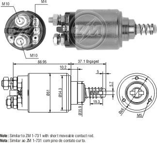 ERA ZM543 - Elektromagnetni Prekidač, starter www.molydon.hr