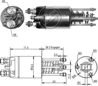 ERA ZM5651 - Elektromagnetni Prekidač, starter www.molydon.hr