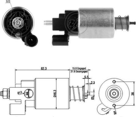 ERA ZM5665 - Elektromagnetni Prekidač, starter www.molydon.hr