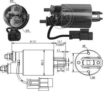 ERA ZM585 - Elektromagnetni Prekidač, starter www.molydon.hr