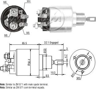 ERA ZM580 - Elektromagnetni Prekidač, starter www.molydon.hr