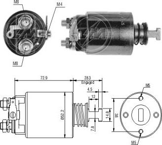 ERA ZM583 - Elektromagnetni Prekidač, starter www.molydon.hr