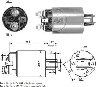 ERA ZM582 - Elektromagnetni Prekidač, starter www.molydon.hr