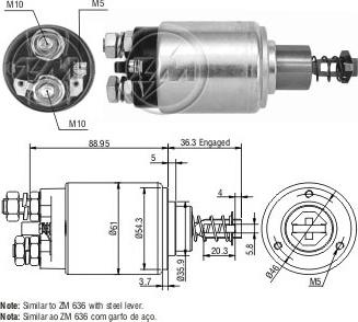 ERA ZM536 - Elektromagnetni Prekidač, starter www.molydon.hr