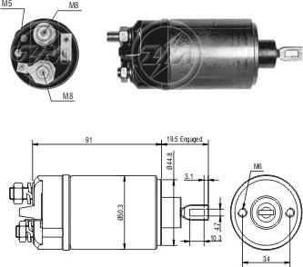 ERA ZM526 - Elektromagnetni Prekidač, starter www.molydon.hr