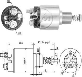 ERA ZM576 - Elektromagnetni Prekidač, starter www.molydon.hr