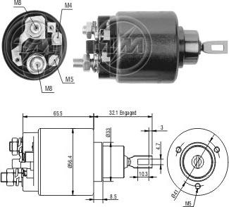 ERA ZM571 - Elektromagnetni Prekidač, starter www.molydon.hr